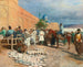 Café persan, le vendeur de poteries - Edwin Lord Weeks | Reproduction — weergave van het kunstwerk