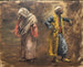 Studie van twee figuren - Edwin Lord Weeks — weergave van het kunstwerk