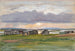 Bâtiments sur la rive, Muonio - Eero Järnefelt — weergave van het kunstwerk