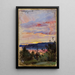 Reproductie van het schilderij Zonsondergang - Eero Järnefelt