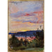 Reproductie van het schilderij Zonsondergang - Eero Järnefelt