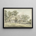 Ferme à Eext Drenthe - Egbert van Drielst — framed artwork on a wall