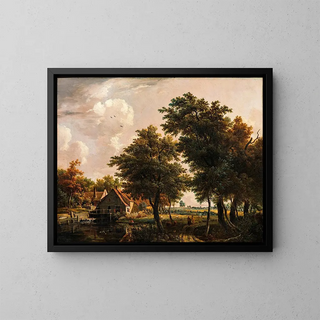 Egbert van Drielst - Landscape with watermill.webp