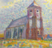 Kerk in Zoutelande - Piet Mondriaan — weergave van het kunstwerk