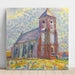 Reproductie van het schilderij Kerk in Zoutelande - Piet Mondrian