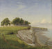 Church of Hjerup on the cliffs of Stevns, Zealand - P C Skovgaard — artwork view