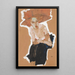 Reproductie van het schilderij La timide - Egon Schiele
