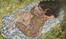 L'Étreinte - Egon Schiele — weergave van het kunstwerk