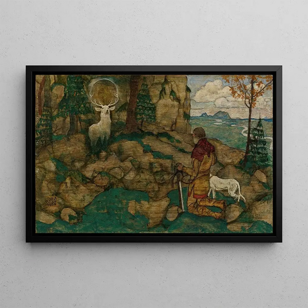 Egon Schiele - Die Vision Des Heiligen Hubertus The Vision Of St Hubert.webp