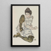 Reproductie van het schilderij Handgetekende schetsen - Egon Schiele