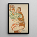 Reproductie van het schilderij Faire l'amour - Egon Schiele