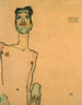 Mime van Osen - Egon Schiele — weergave van het kunstwerk