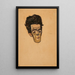 Autoportrait - Egon Schiele — ingelijst kunstwerk aan de muur