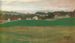 Prairie met dorp op de achtergrond II - Egon Schiele — weergave van het kunstwerk