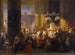Processie tijdens het Corpus Christi-feest in Rome - Egron Lundgren — weergave van het kunstwerk