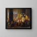 Processie tijdens het Corpus Christi-feest in Rome - Egron Lundgren — ingelijst kunstwerk aan de muur