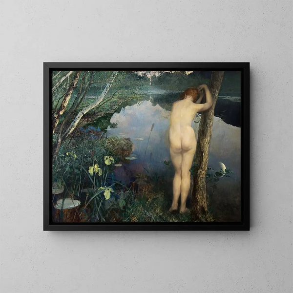 Nachtelijk - Eilif Peterssen — ingelijst kunstwerk aan de muur