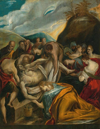 El Greco Domenikos Theotokopoulos - The Entombment Of Christ.webp