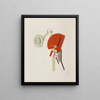 El Lissitzky - Announcer Ansager.webp