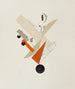 De wereldreiziger - El Lissitzky — weergave van het kunstwerk