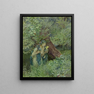 Eleanor FortescueBrickdale - With Goodly Greenish Locks All Loose untied.webp