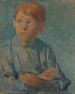 Jongen met rood haar - Elemér Halász-Hradil — weergave van het kunstwerk