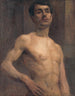Nu masculijn - Elemér Halász-Hradil — weergave van het kunstwerk