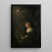 Maria Gyllenstierna de Lundholm 1716-1783 baronne - Elias Martin — ingelijst kunstwerk aan de muur