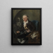 Portrait of a Gentleman - Elias Martin — framed artwork on a wall