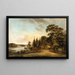 The waffle shop at Djurgården - Elias Martin — framed artwork on a wall