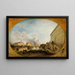 View of Stockholm I - Elias Martin — framed artwork on a wall