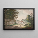 La fortune près de Dyrehaven - Elias Meyer — ingelijst kunstwerk aan de muur