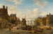 Le Singel en Brouwersgracht, Amsterdam - Elias Pieter van Bommel — weergave van het kunstwerk