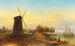 van het watermolen bij Amsterdam - Elias Pieter van Bommel — weergave van het kunstwerk