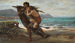 Vissers en zeemeermin - Elihu Vedder — weergave van het kunstwerk