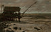 van het vissershutje bij de pier, Viareggio, Italië - Elihu Vedder — weergave van het kunstwerk