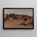 Modern Tombs Painting Aswan Egypt - Elihu Vedder — framed artwork on a wall