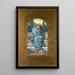 Reproductie van het schilderij Muse de la tragédie - Elihu Vedder
