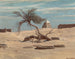 Tree and tombs on the Tel El Armano path, Egypt - Elihu Vedder — artwork view