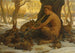 Jong Marsyas, Marsyas betoverend de hazen - Elihu Vedder — weergave van het kunstwerk
