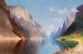 Landschap van fjord - Elisabeth Grüttefien Kiekebusch — weergave van het kunstwerk