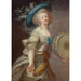 Reproductie van het schilderij Portret van een danseres - Elisabeth Louise Vigée Le Brun