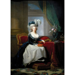 Elisabeth Louise Vige Le Brun - Portrait of Marie Antoinette Queen of France.webp