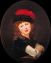 Portret van een meisje - Elisabeth Louise Vigée Le Brun — weergave van het kunstwerk