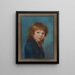 Portret van een jongen - Elisabeth Louise Vigée Le Brun — ingelijst kunstwerk aan de muur