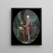 Portrait of the Prince of Nassau - Elisabeth Louise Vigée Le Brun — framed artwork on a wall
