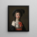 Zelfportret - Élisabeth Louise Vigée Le Brun — ingelijst kunstwerk aan de muur