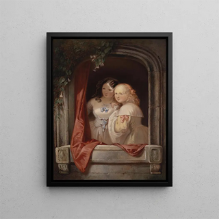 Elisabeth Modell - Zwei Mdchen am Fenster.webp