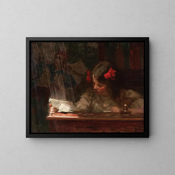 Schoolwerk - Eliseu Visconti — ingelijst kunstwerk aan de muur