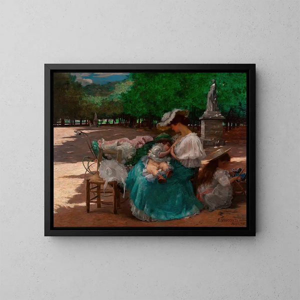 Moederschap - Eliseu Visconti — ingelijst kunstwerk aan de muur